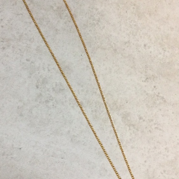 Groovy color splash pendant on gold chain necklace - Picture 5 of 7